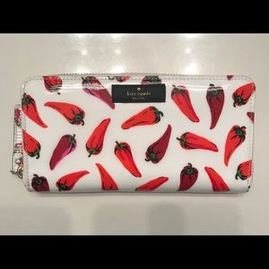 Kate Spade daycation hot peppers Neda wallet